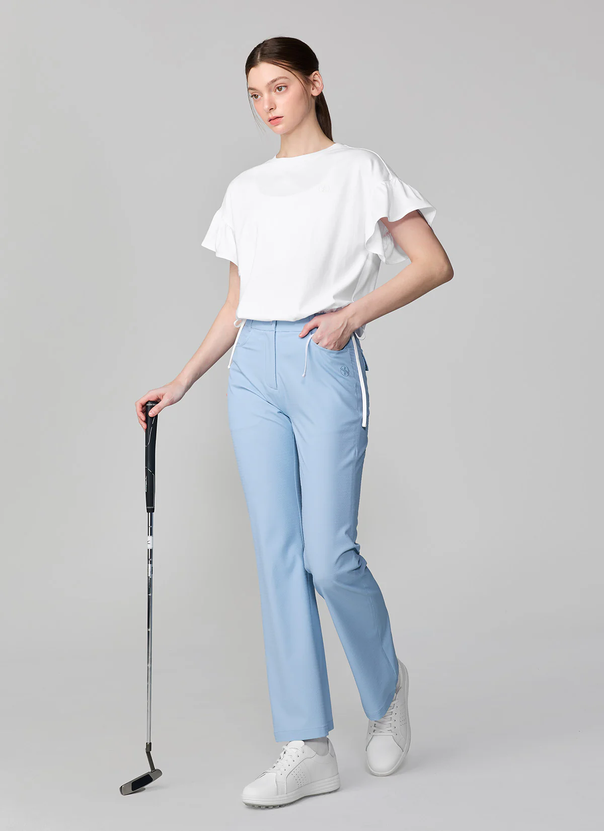Ruffle Detail String Short Sleeve - Image 8