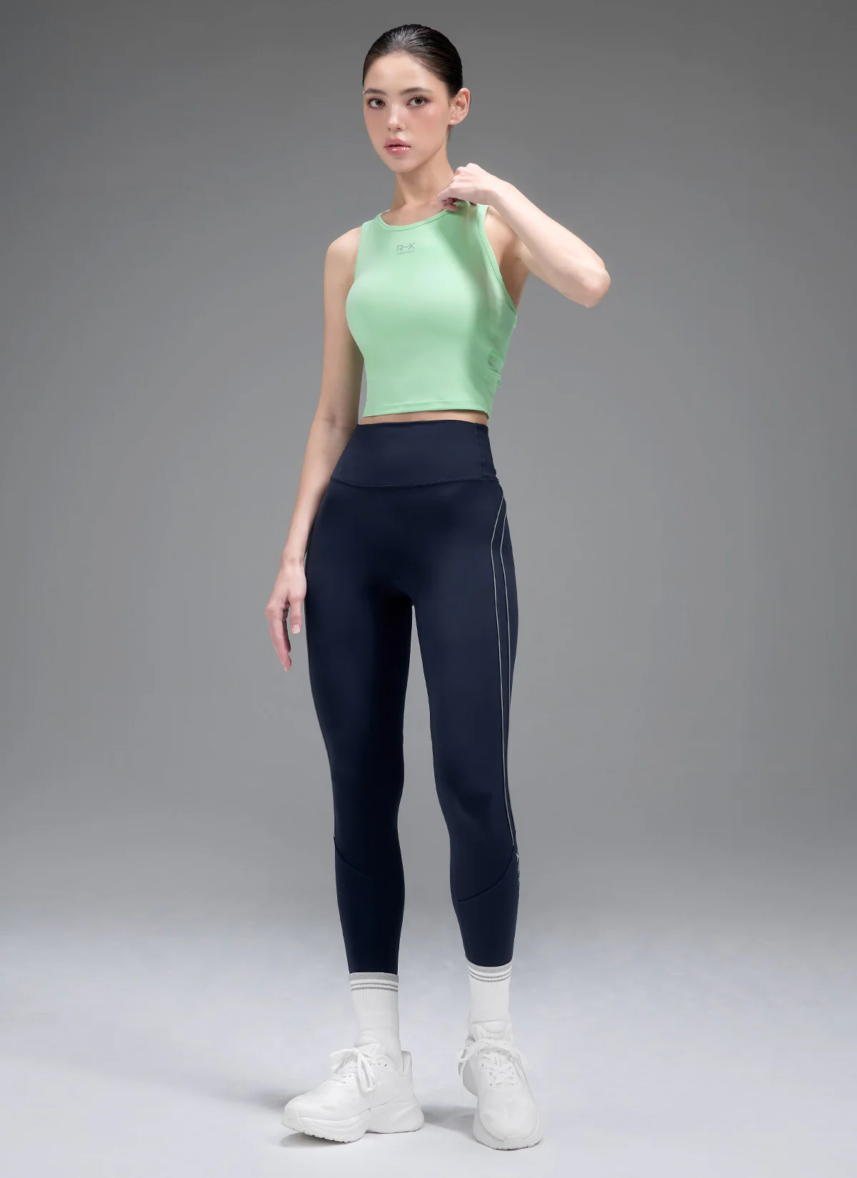 RX Black Label Signature 360N Reflective Piping Leggings - Image 4