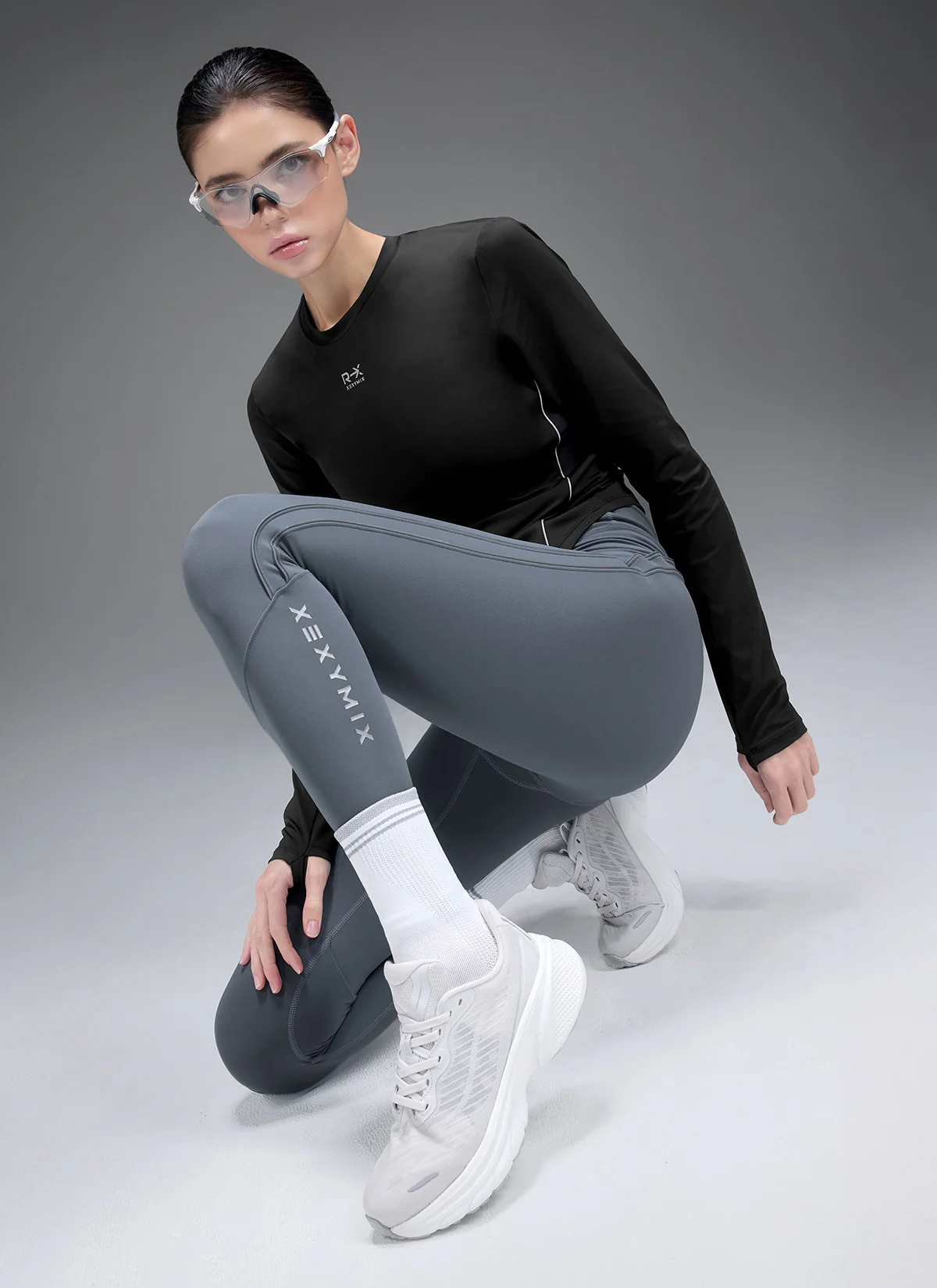 RX Black Label Signature 360N Reflective Piping Leggings - Image 9