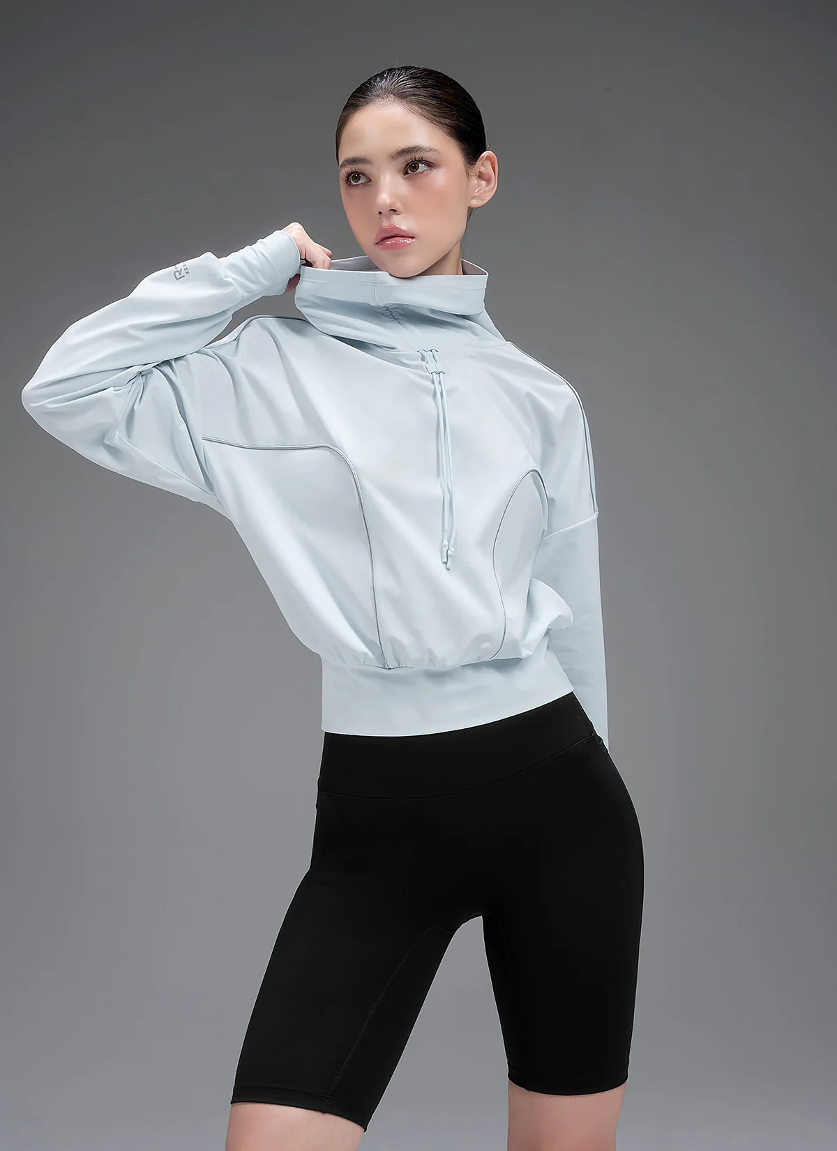 RX Drawstring High Neck Long Sleeve - Image 2