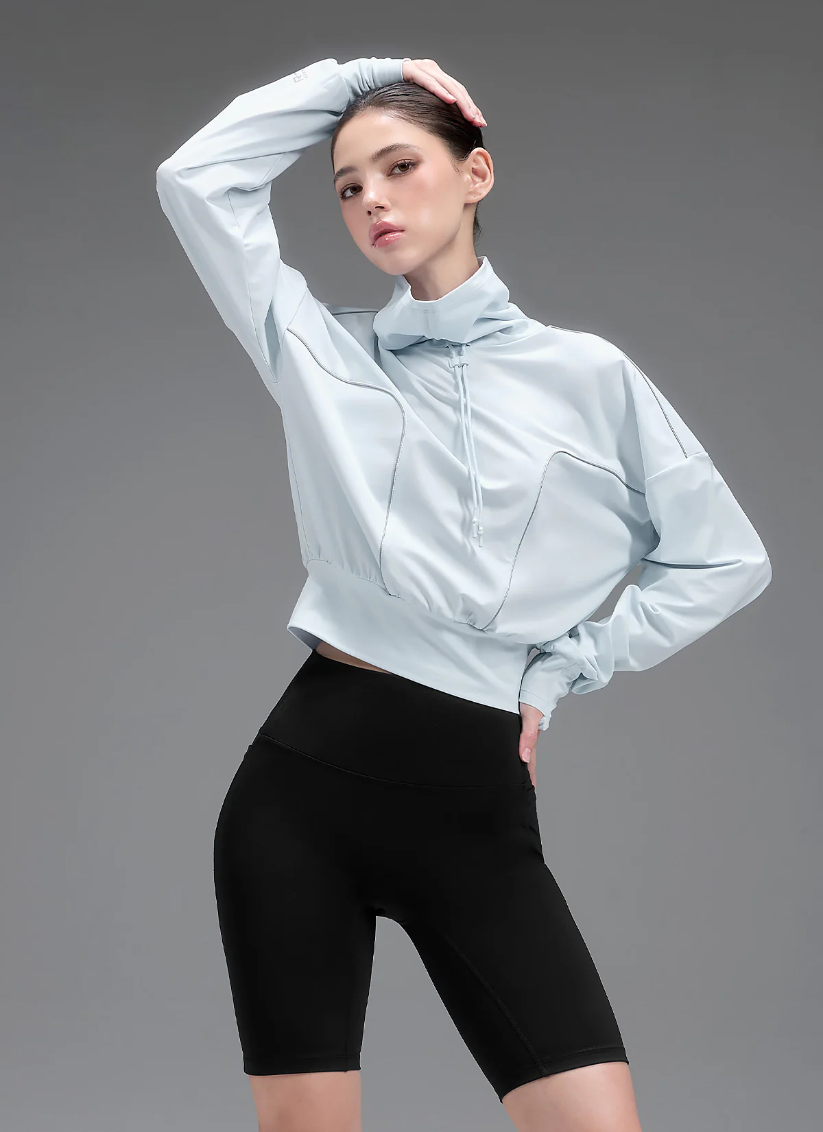 RX Drawstring High Neck Long Sleeve - Image 4