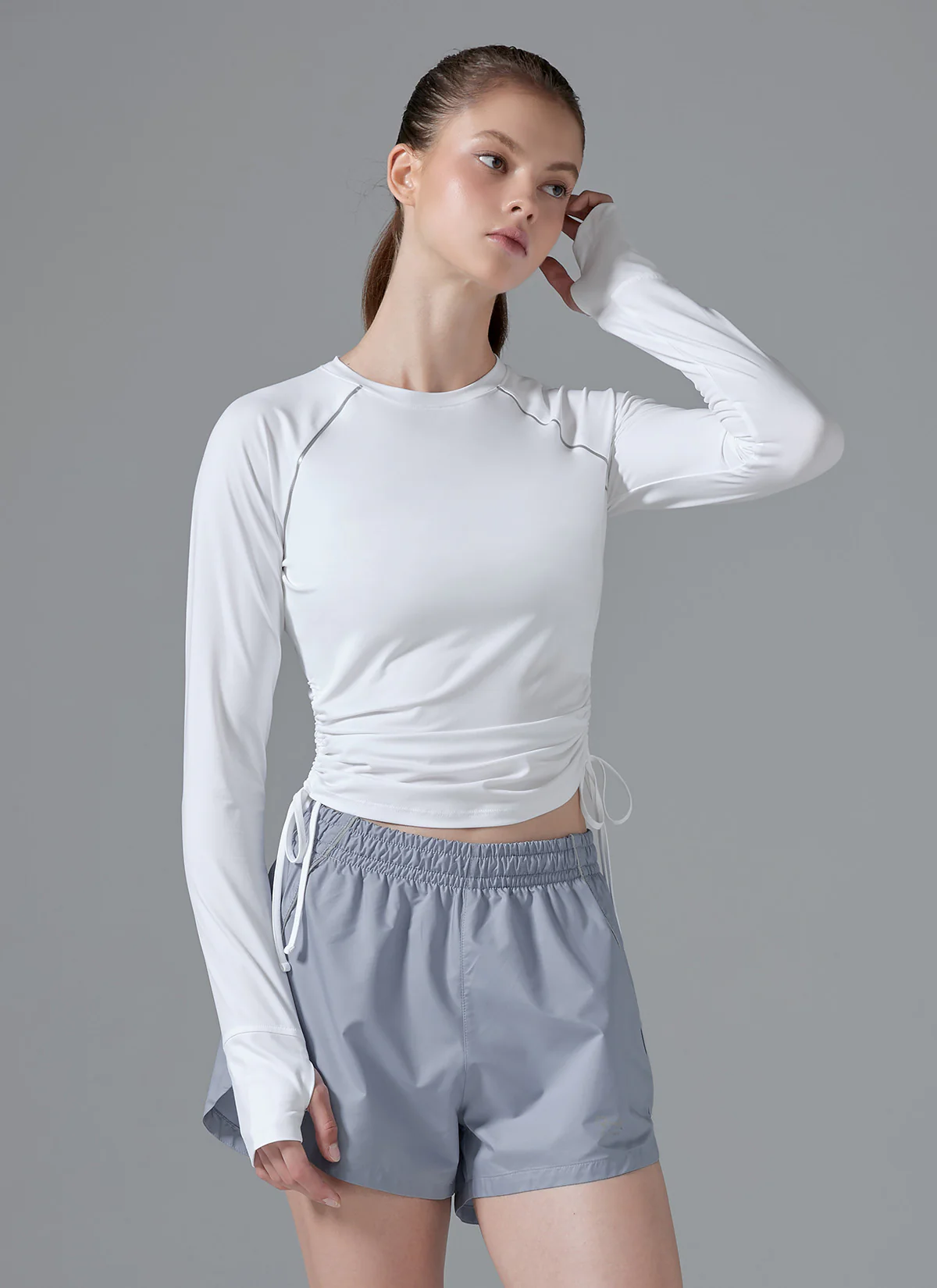 RX Mild Touch Shirring Long Sleeve - Image 11