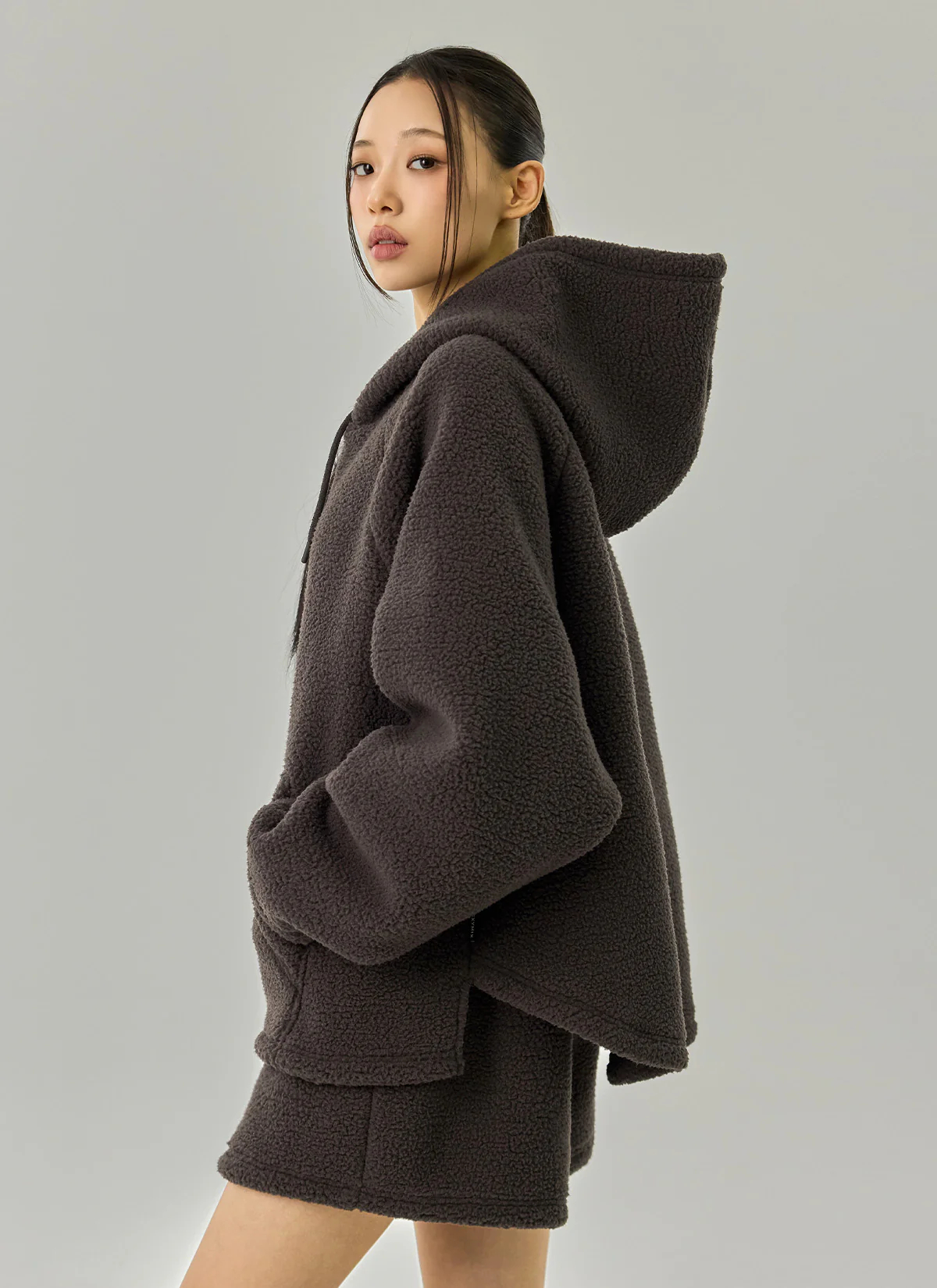 Sherpa Oversized Hoodie - Image 9