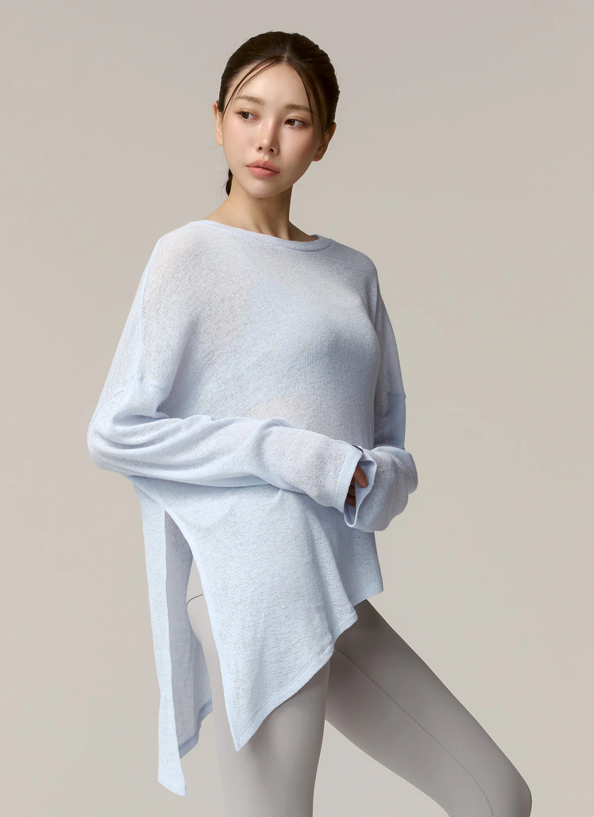 Side Slit Cover Up Long Sleeve - Image 22