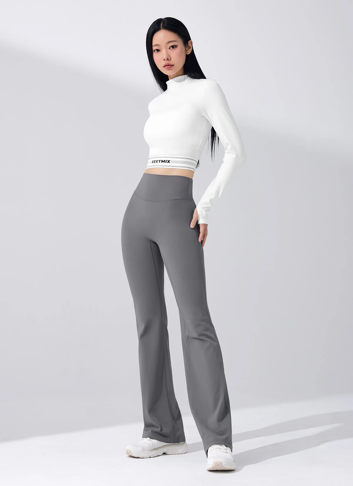 Soft Logo Band Mock Neck Long Sleeve - Image 14