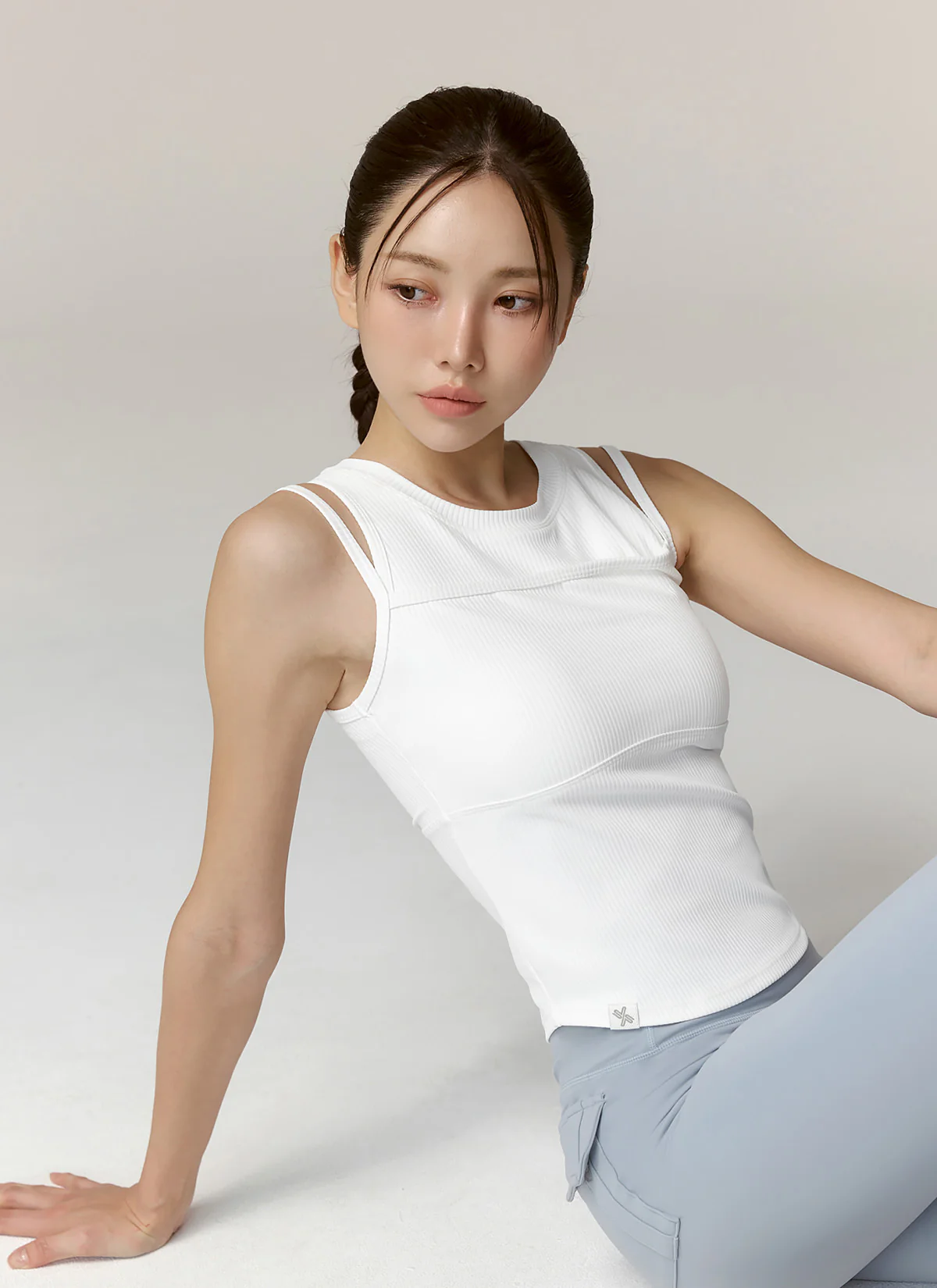 Soft Ribbed Layered Tank Top - Image 12