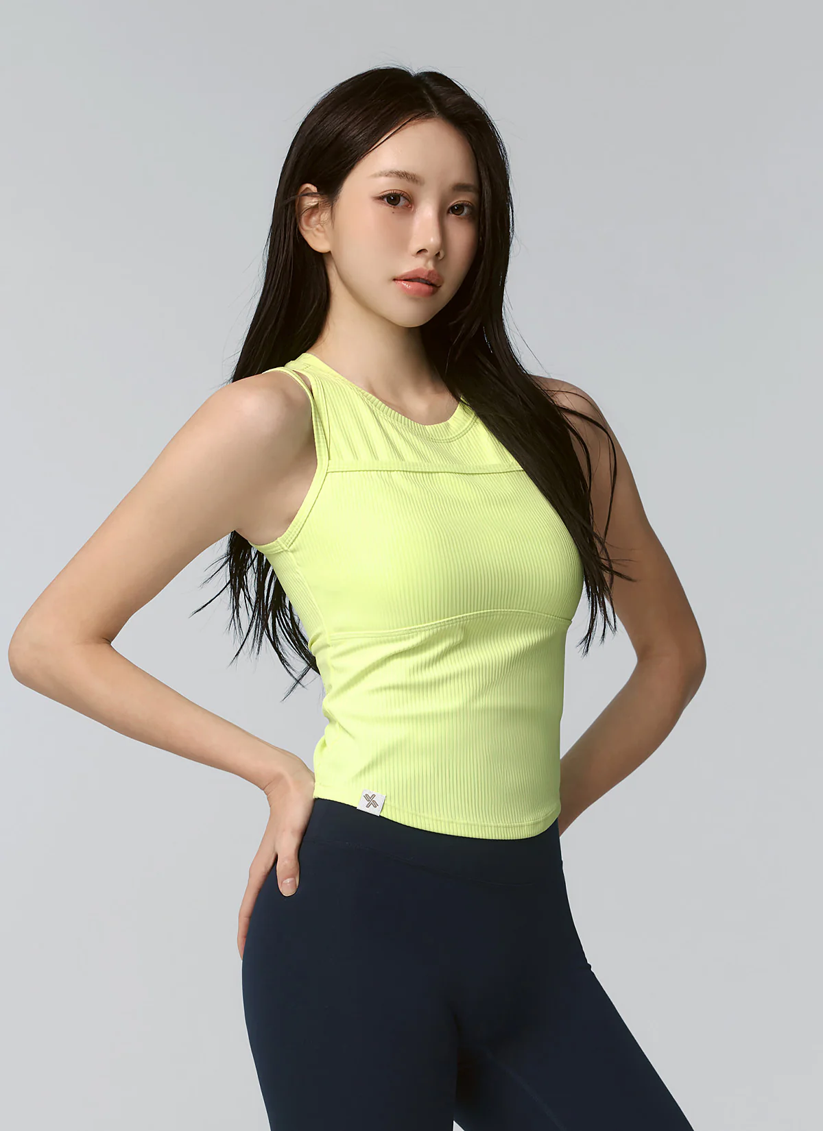 Soft Ribbed Layered Tank Top - Image 15