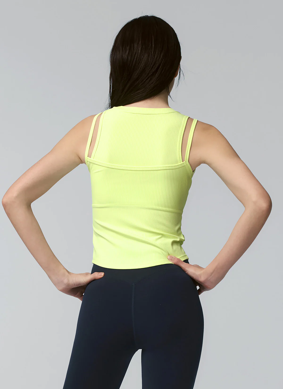 Soft Ribbed Layered Tank Top - Image 19