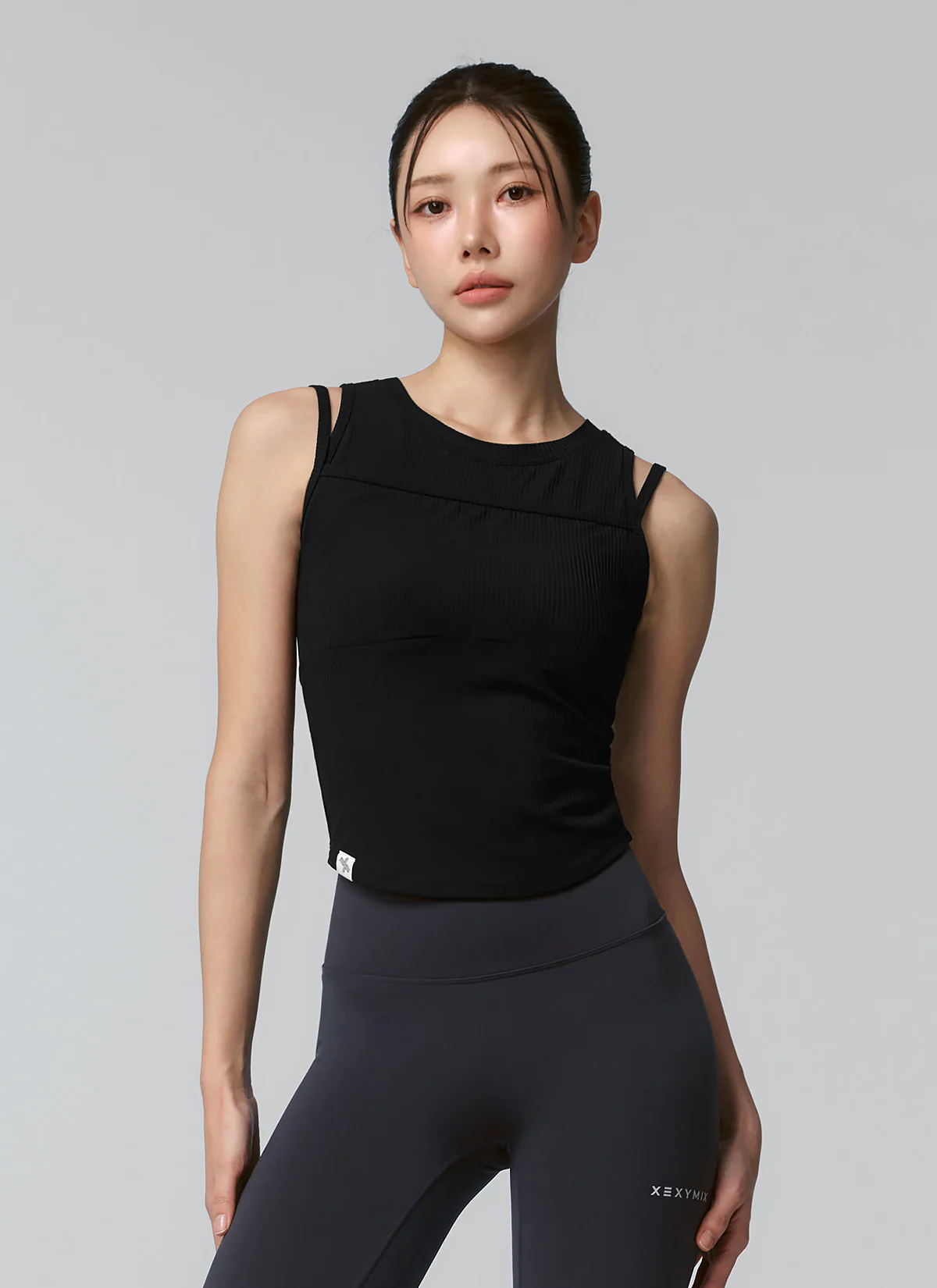 Soft Ribbed Layered Tank Top - Image 23