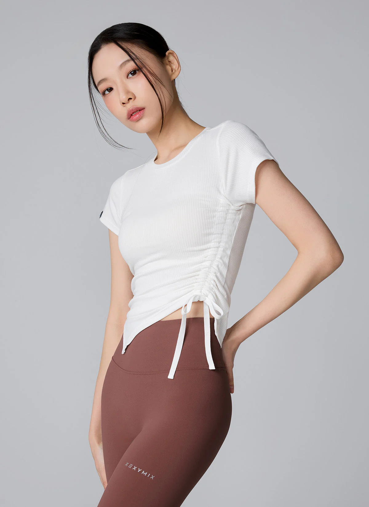 Soft Ribbed Side String Short Sleeve - Image 14