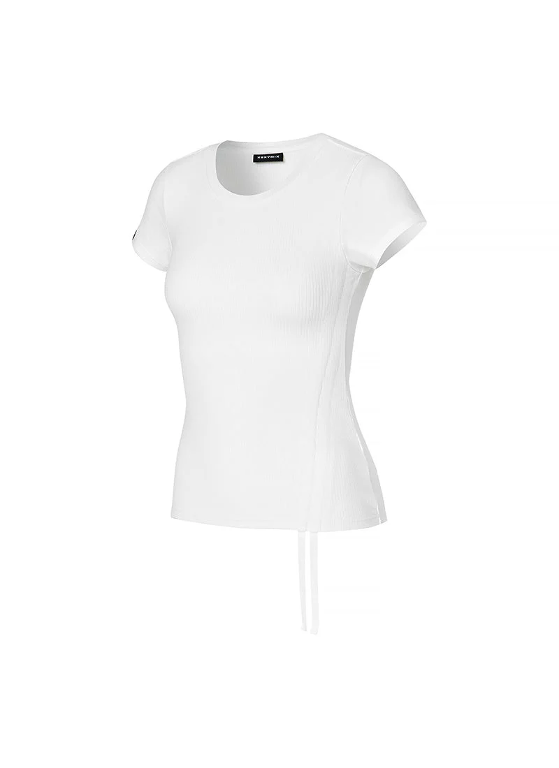 Soft Ribbed Side String Short Sleeve - Image 17