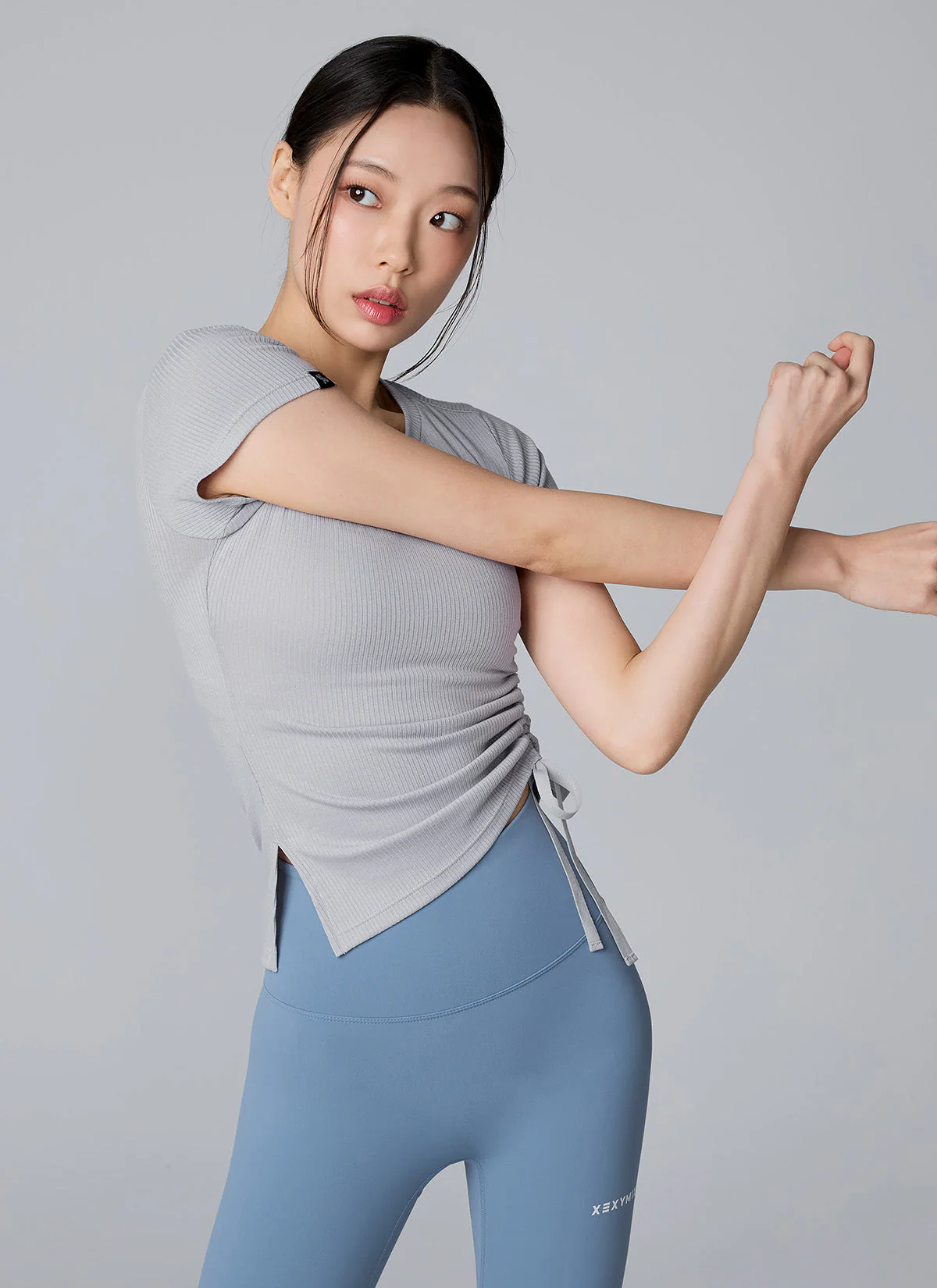 Soft Ribbed Side String Short Sleeve - Image 6