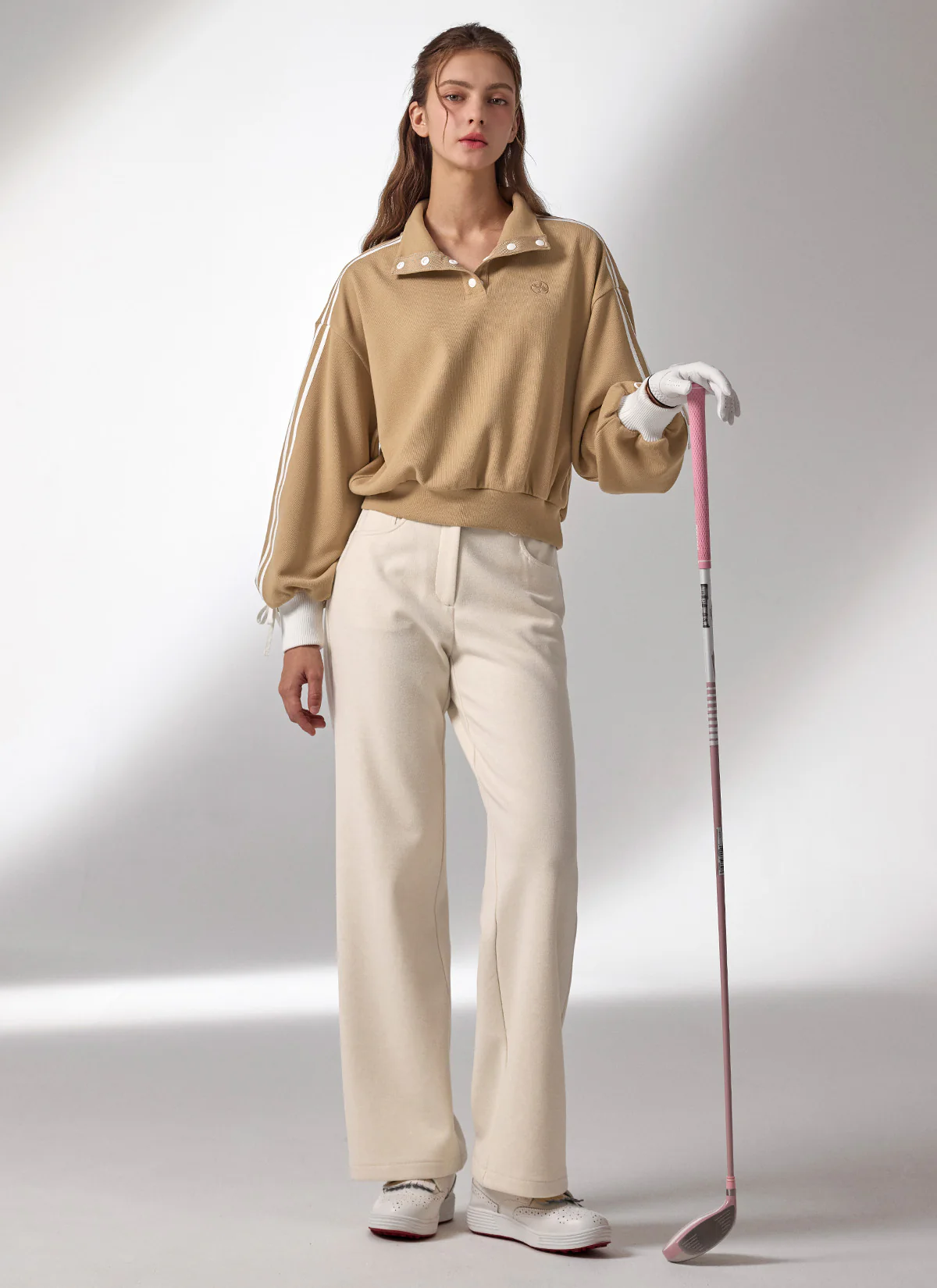 Soft Twill Semi Wide Pants - Image 2