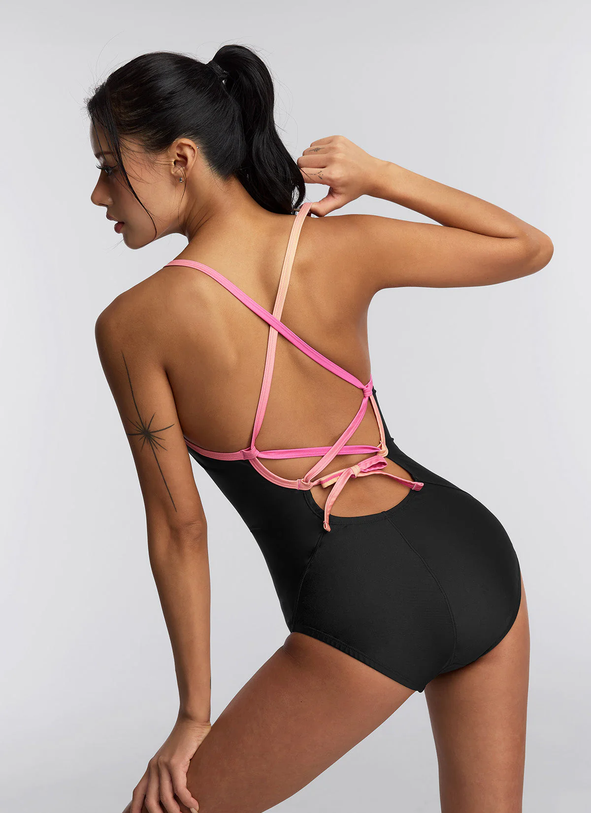 Sunset Strap Tie-Back Swimsuit - Image 2
