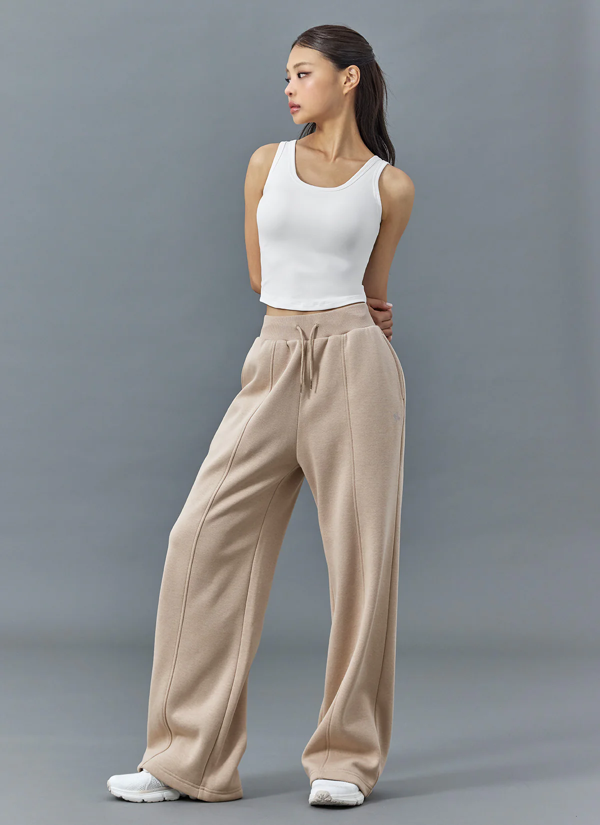 Warm Soft Pintuck Wide Pants - Image 21
